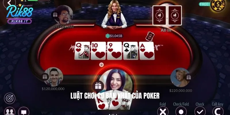 Luật chơi cơ bản nhất của Poker